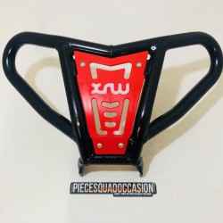 bumper xrw quad 400 ltz/dvx/kfx (noir/rouge)