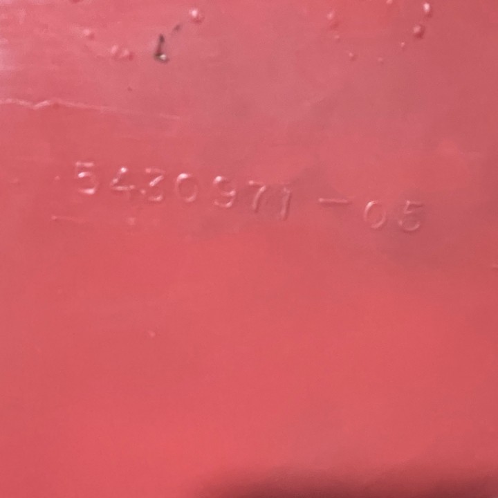 cache latéral gauche quad 400 L polaris (rouge)