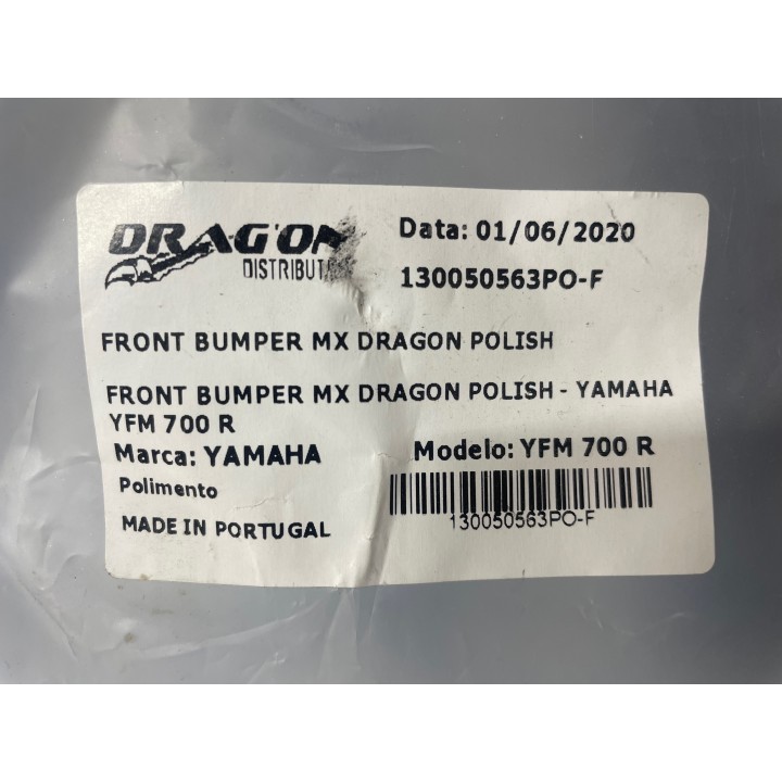 bumper aluminium quad 700 raptor yamaha (dragon)