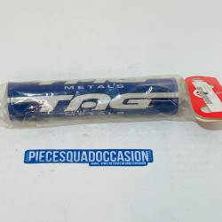 mousse de guidon avec barre pour mx, enduro, quad tag metal (bleu)