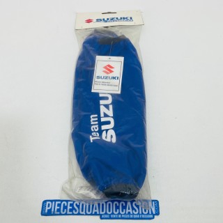 housse d'amortisseur avant quad 400 ltz suzuki (bleu)