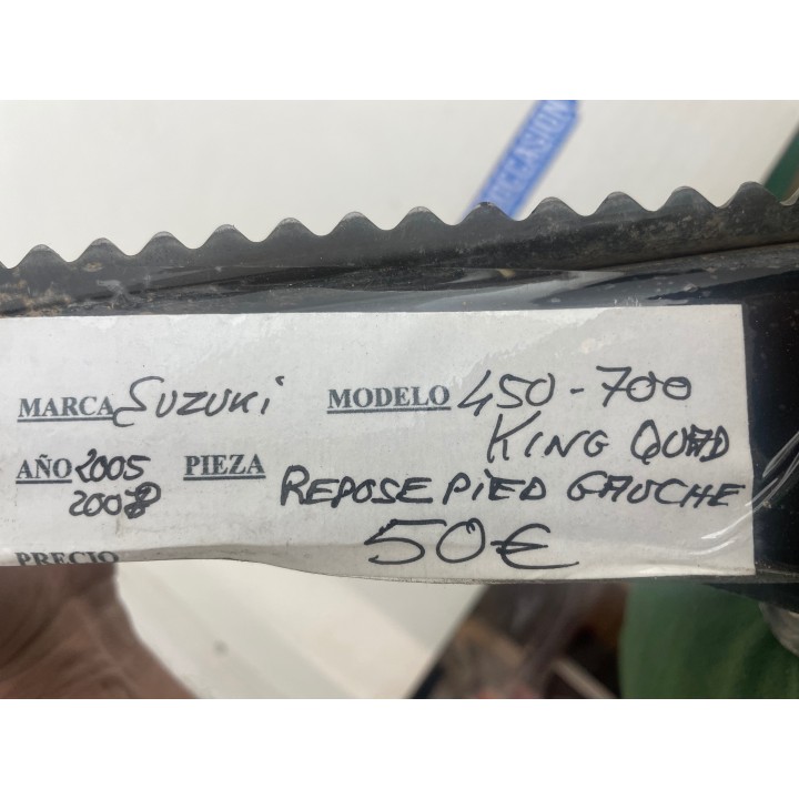 repose pied quad 450 et 700 king quad suzuki