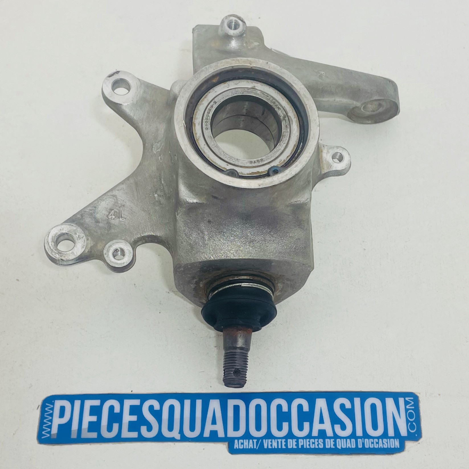 Marchepied Gauche D'origine Pour Quad Yamaha 700 Grizzly (2012-2018) - Référence 1HP-F7453-00 - Neuf En Plastique Noir - 2
