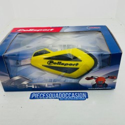 protége-mains shield polisport quad et moto (jaune)