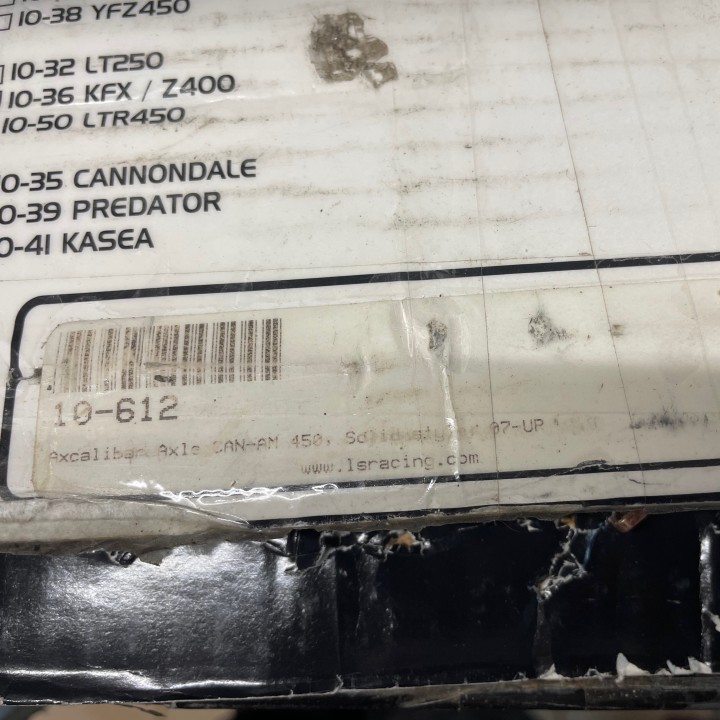 Arbre de roue axcalibar Lonestar renforcé pour quad 450 ds can-am