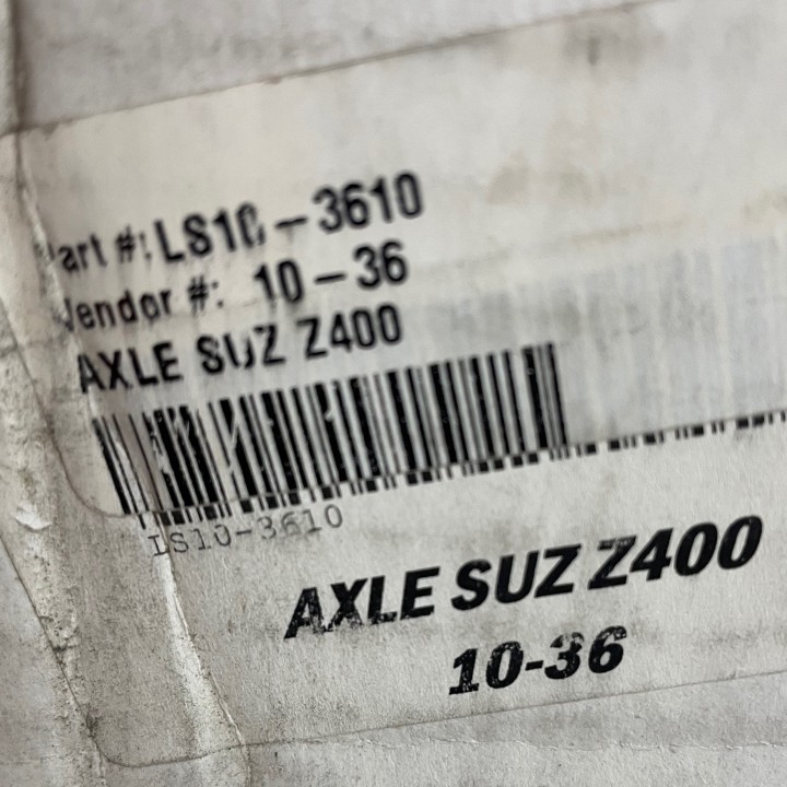 Arbre de roue axcalibar Lonestar renforcé pour quad 400 ltz suzuki