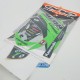 kit déco quad 450 kfxr kawasaki (one industries/alba racing) vert