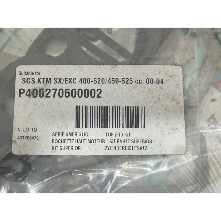 Pochette de joint Haut Moteur Athena moto et quad  KTM SX/EXC 400-520/450-525 00/04
