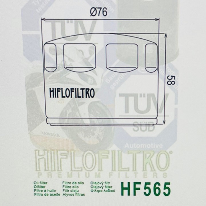 filtre a huile hf 204 quad et moto