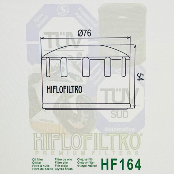 filtre a huile hf 64 moto (bmw)