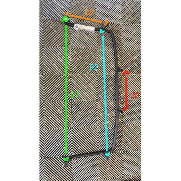 extension de porte bagage avant quad Sportman polaris (2005/10)