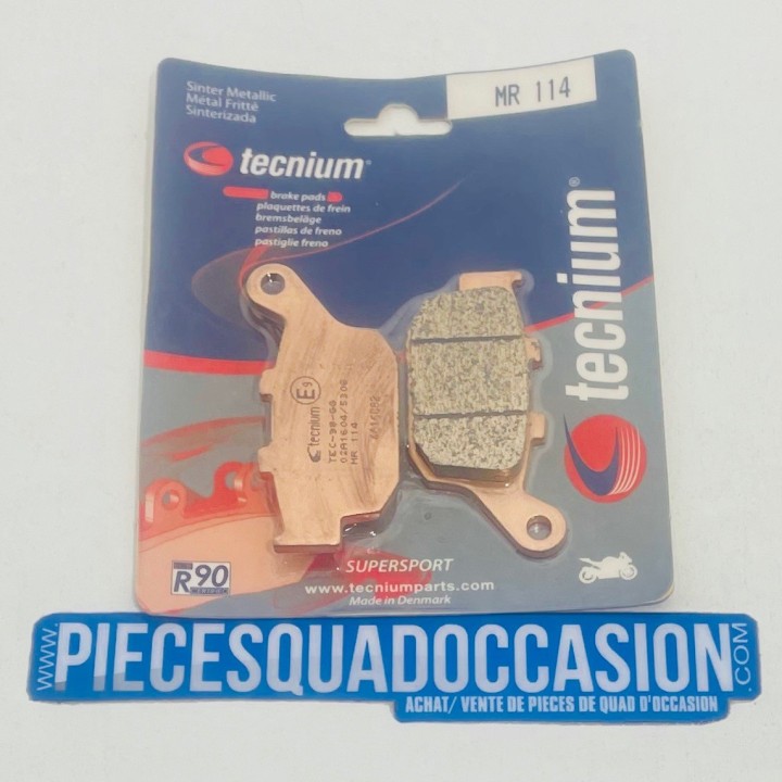 Plaquettes de frein TECNIUM Performance métal fritté - MR114