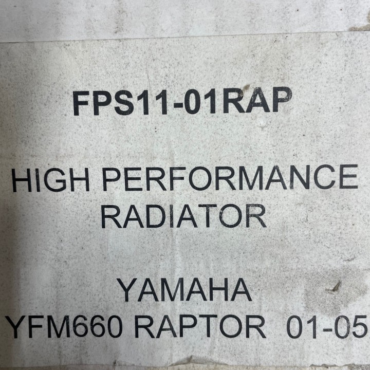 RADIATEUR "HAUTE PERFORMANCE" FLUIDYNE - YAMAHA 660 RAPTOR -