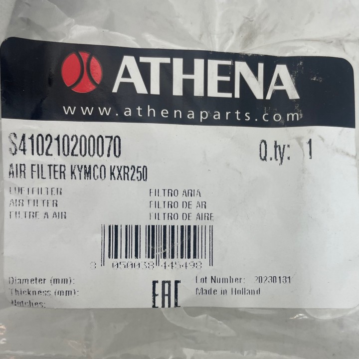 filtre a air quad 250 kxr et maxxer kymco