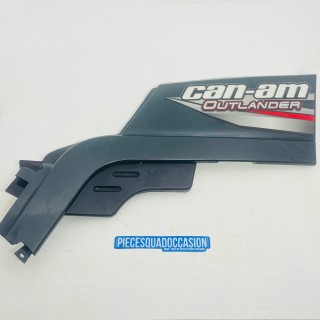 panneau latéral droit + couvre silencieux quad 400 outlander can-am/bombardier (rouge)