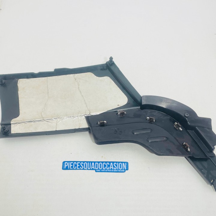 panneau latéral droit + couvre silencieux quad 400 outlander can-am/bombardier (rouge)