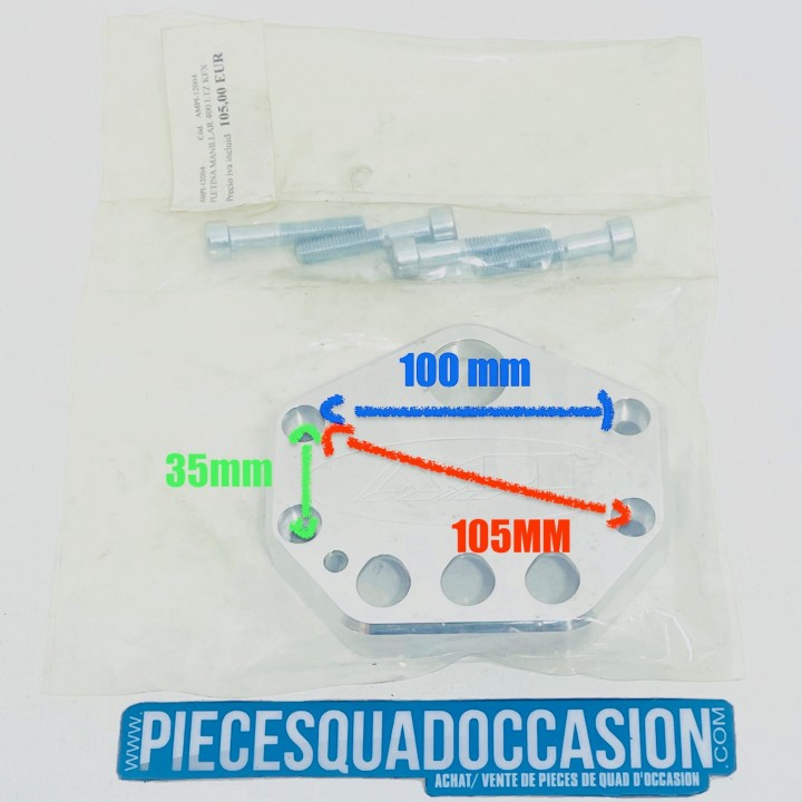 pontet de guidon superieur pour quad 350 warrior yamaha