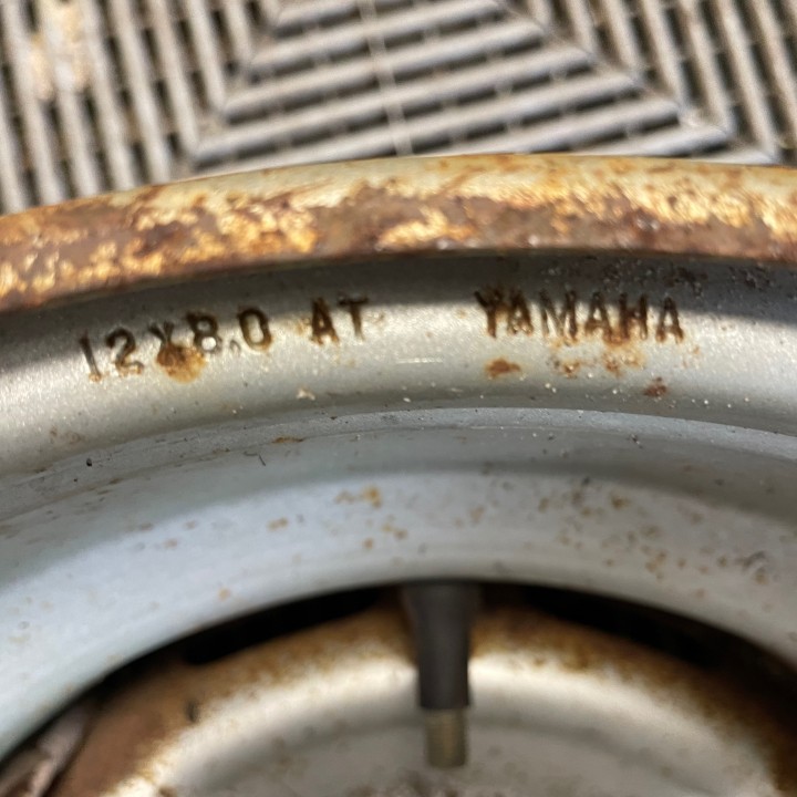 jante arrière acier quad yamaha (12X8)