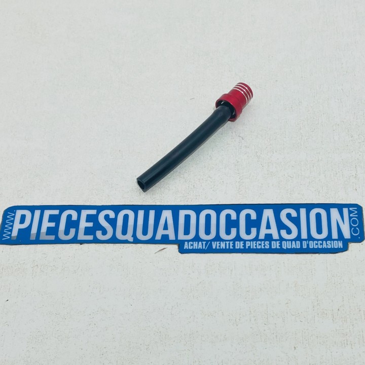 CLAPET DE MISE À L'AIR DE RÉSERVOIR EN ALUMINIUM (ROUGE)
