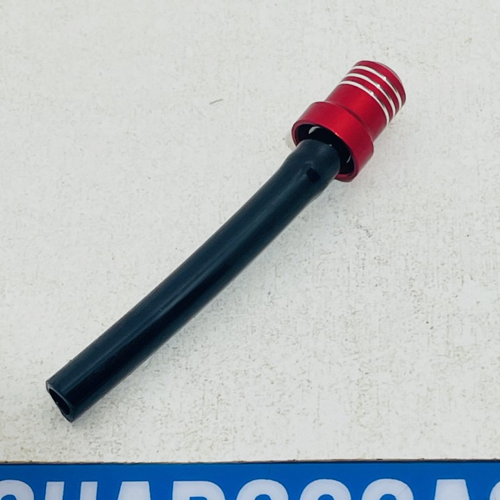 CLAPET DE MISE À L'AIR DE RÉSERVOIR EN ALUMINIUM (ROUGE)