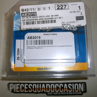 KIT ROULEMENT DE BRAS OSCILLANT  QUAD 400 DVX/LTZ/KFX (ALL BALLS)