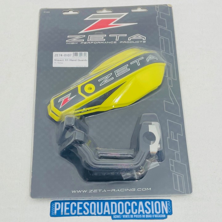 protèges mains jaune zeta pour quad et moto