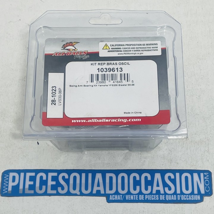Kit roulements de bras oscillant ALL BALLS Yamaha YFS200 Blaster