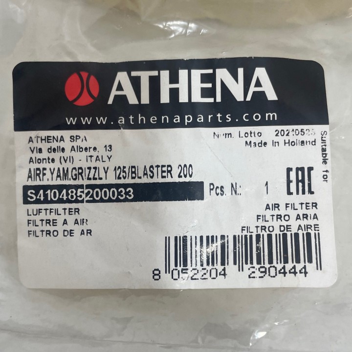 filtre a air quad 125 breeze/grizzly et 200 blaster yamaha