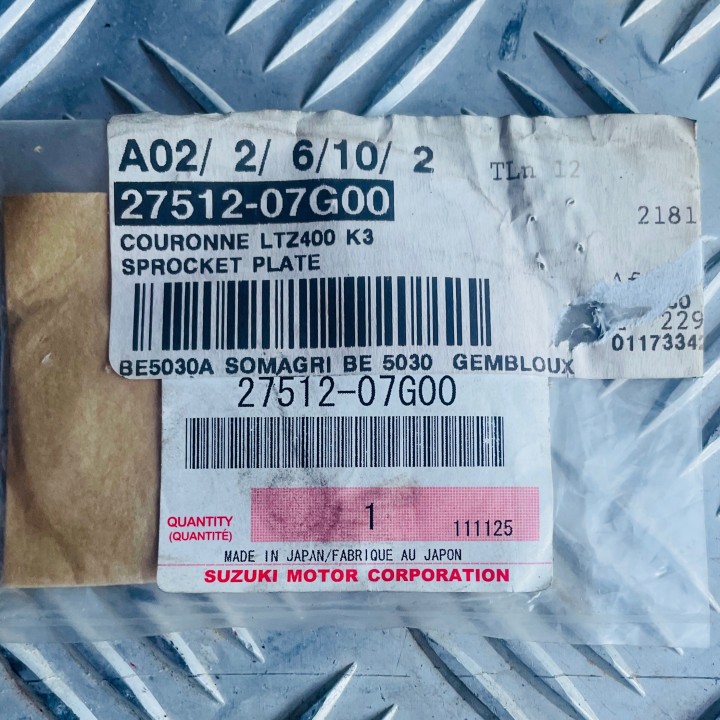 clips de blocage de pignon de sortie de boite quad 400 ltz et 450 ltr suzuki