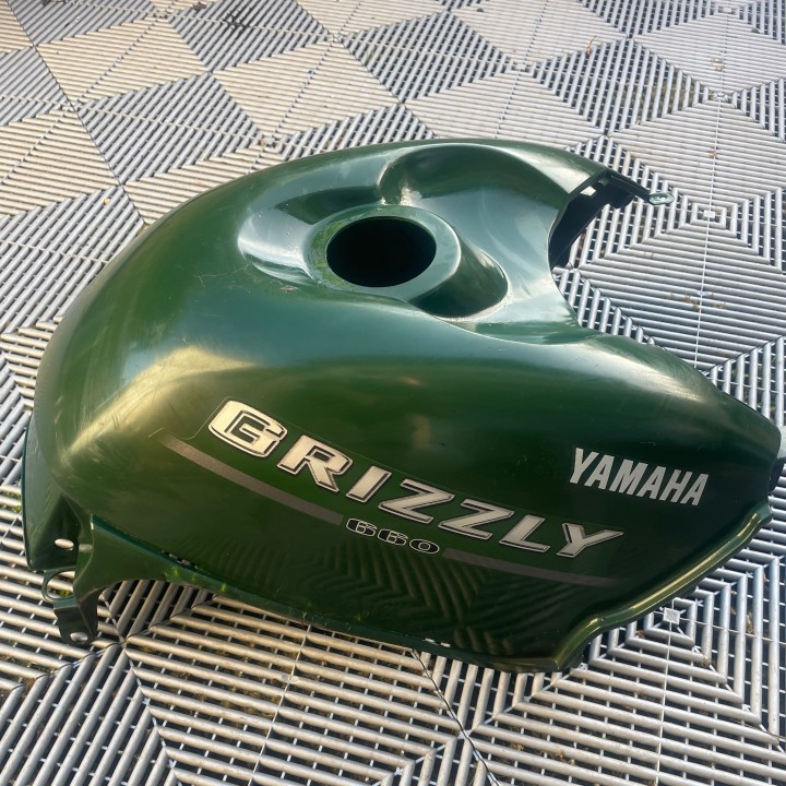 couvre réservoir quad 660 grizzly ymamaha (vert)