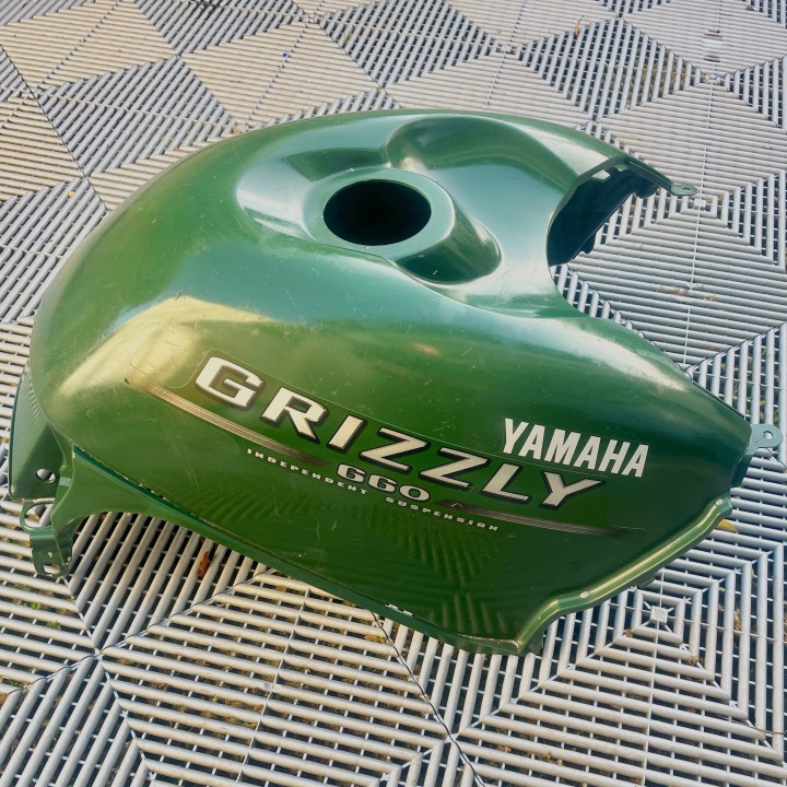 couvre réservoir quad 660 grizzly ymamaha (vert)