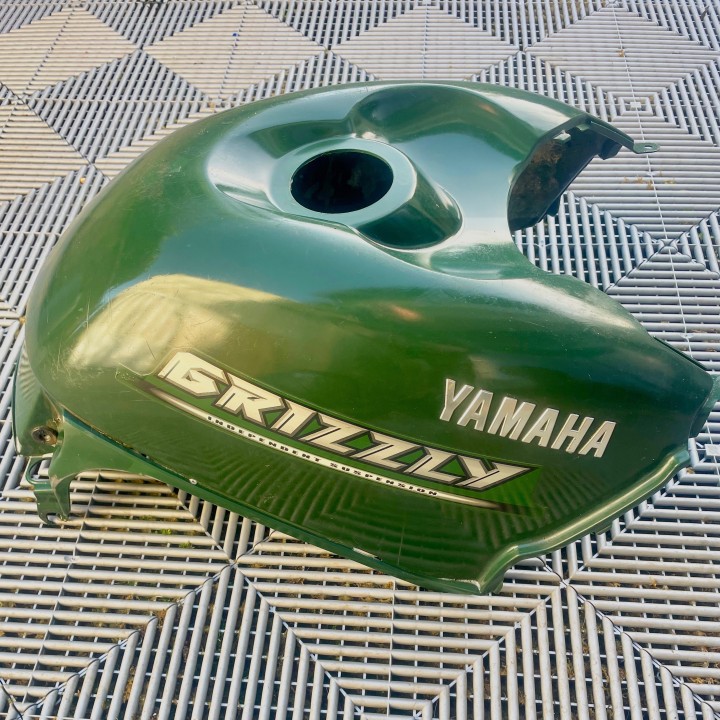 couvre réservoir quad 660 grizzly yamaha (vert)