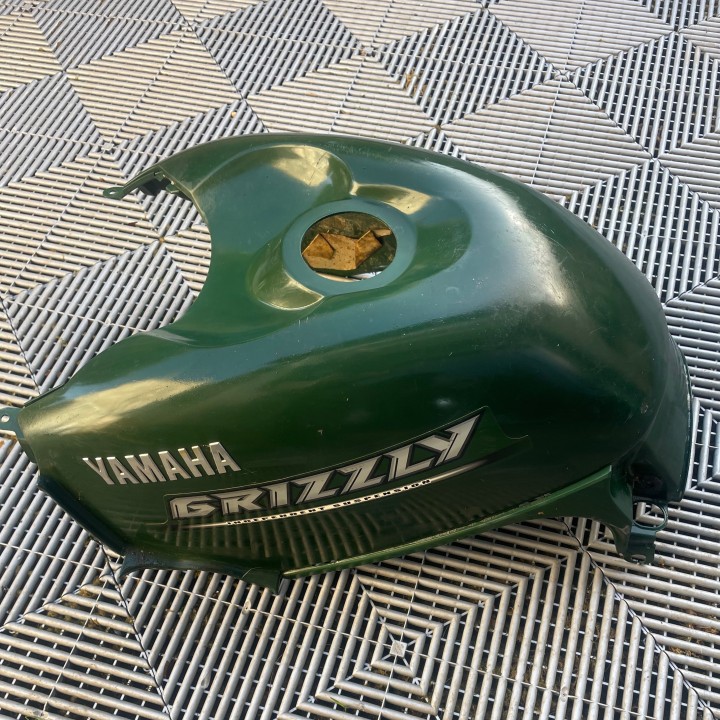 couvre réservoir quad 660 grizzly yamaha (vert)