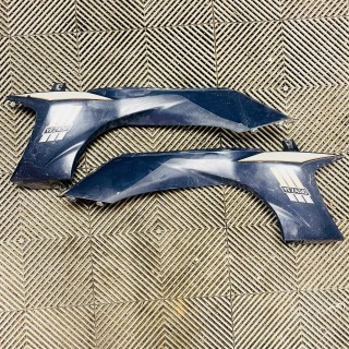 paire d'ouïe de radiateur quad 450 yfz yamaha (bleu nuit)