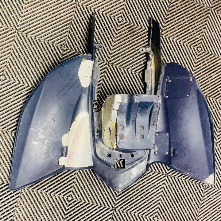 aile arrière quad 450 yfz yamaha (blanc)