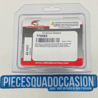 Kit reconditionnement rotule de triangle inférieur/supérieur ALL BALLS quad 500 predator/200 sawtooth et phoenix polaris