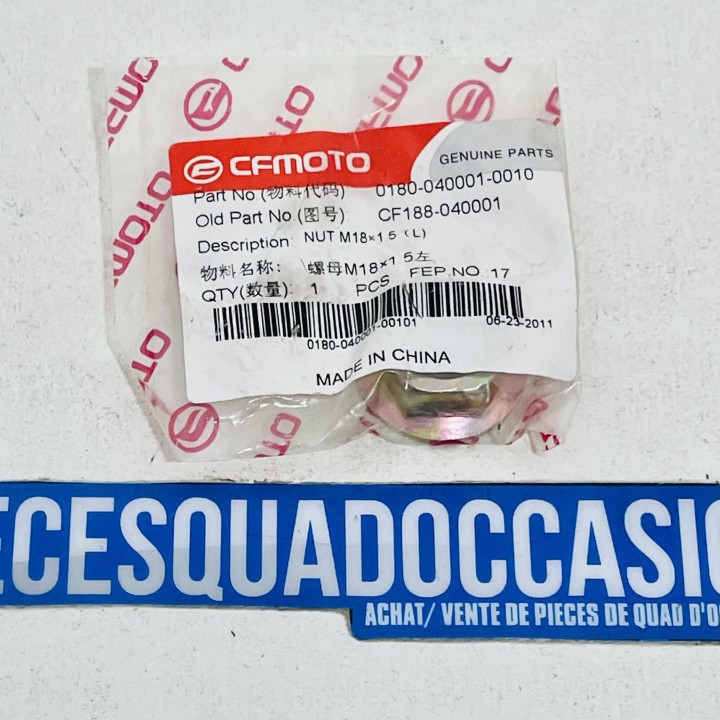 écrou de vilebrequin quad 500 CF MOTO