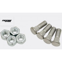 kit goujon + écrous d'étoile de roue pour quad suzuki et kawasaki