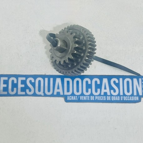 pignon de démareur (double) + axe quad A450 masai/460 dmx dinli