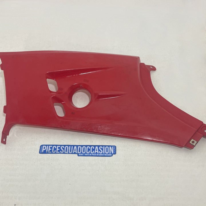 cache latéral gauche quad 550 hy hytrack (rouge)