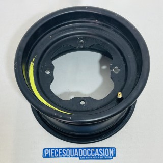 JANTE AVANT 250/350/450/660/700 YAMAHA (NOIR/VIRGULE JAUNE FLUO)