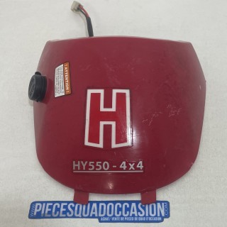 cache electrique  + prise 12V/10A quad 550 HY hytrack (rouge)