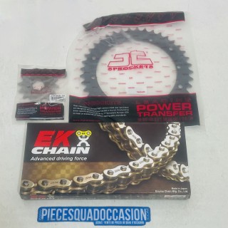 Kit chaîne EK/JT 520SRX2 14/41 - couronne standard quad 350 banshee yamaha
