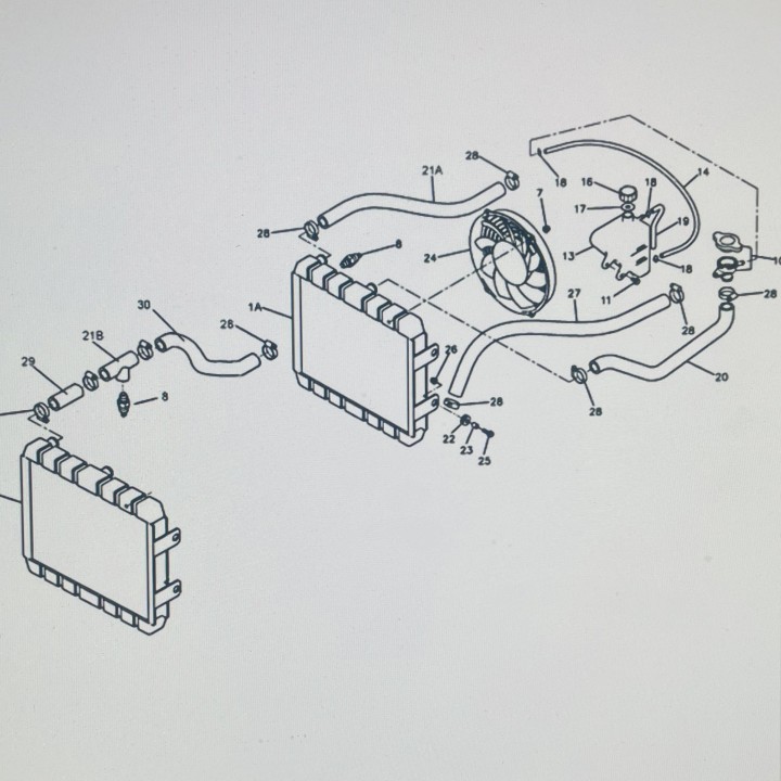 radiateur quad 550 HY hytrack  (1A)
