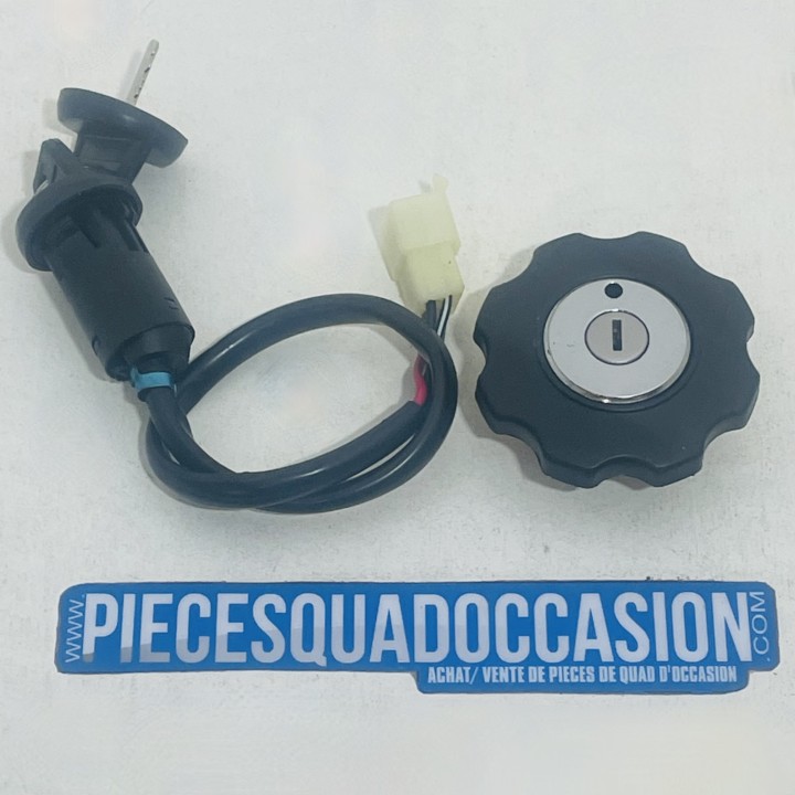 neman + bouchon d'essence quad jag x500 (contacteur a clef)