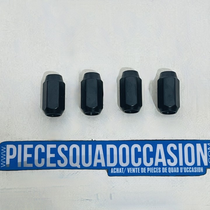 LOT DE 4 ECROUS DE ROUE CONIQUE 10X1.25MM C5A