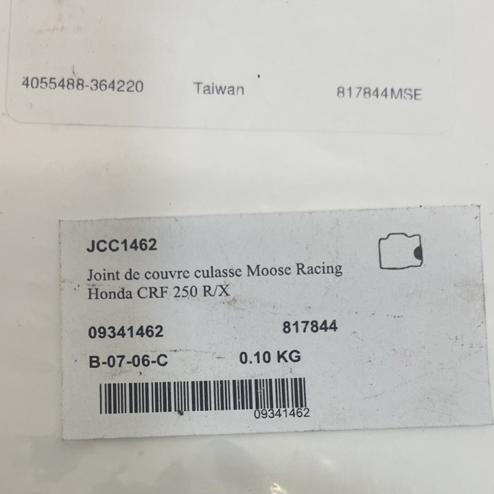joint de couvre culasse moto 250 crf (2004/09)