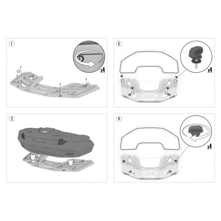 Coffre arriere SEGWAY AT10