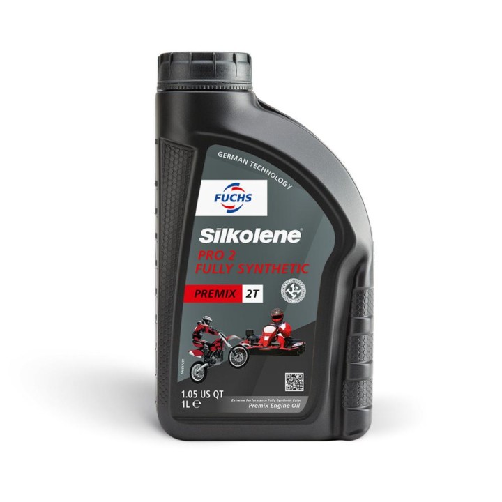 PRO 2 - Huile moteur 2T 100% synthèse 1L