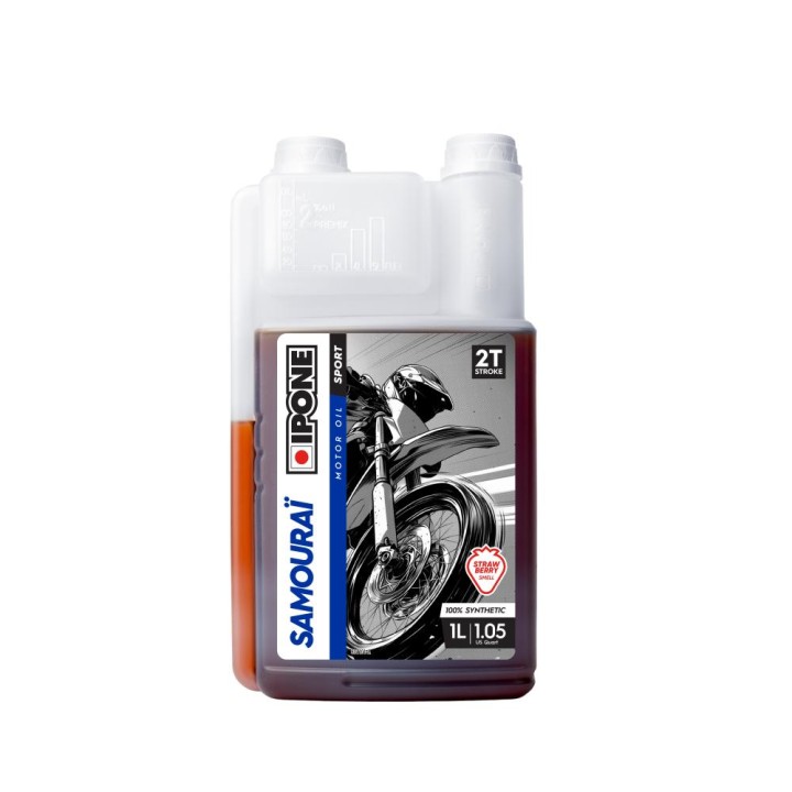 Huile 2T Samourai Fraise 1L